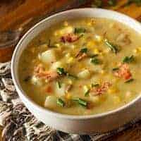 crawfish, corn & potato soup