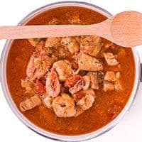 fish soup with crawfish